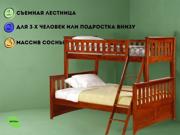 Кровать двухъярусная Велес Модерн-2