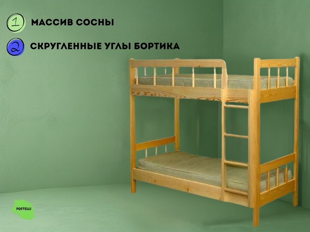 Кровать двухъярусная Велес Оля-2