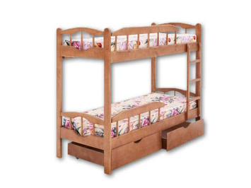 Кровать двухъярусная Велес Ника с ящиками