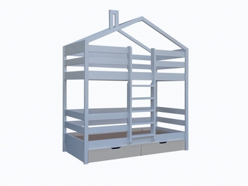 Двухъярусная кровать-домик Велес Микки №1