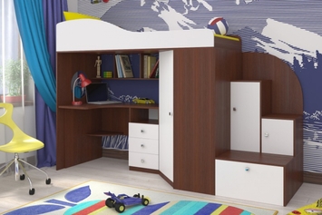 Кровать-чердак "Кадет-1" Ярофф Москва