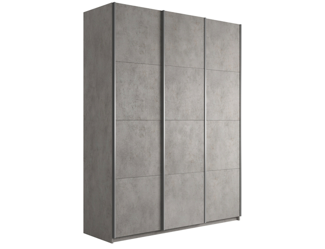 Шкаф-купе Прайм Люкс з-х дверный (ЛДСП), Бетон