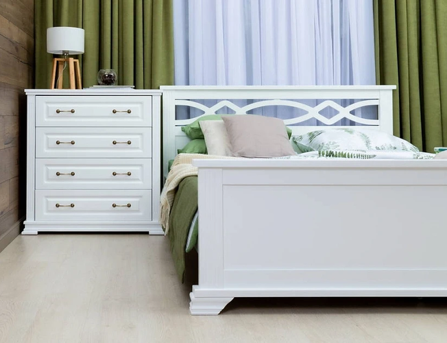 Белый комод Milena