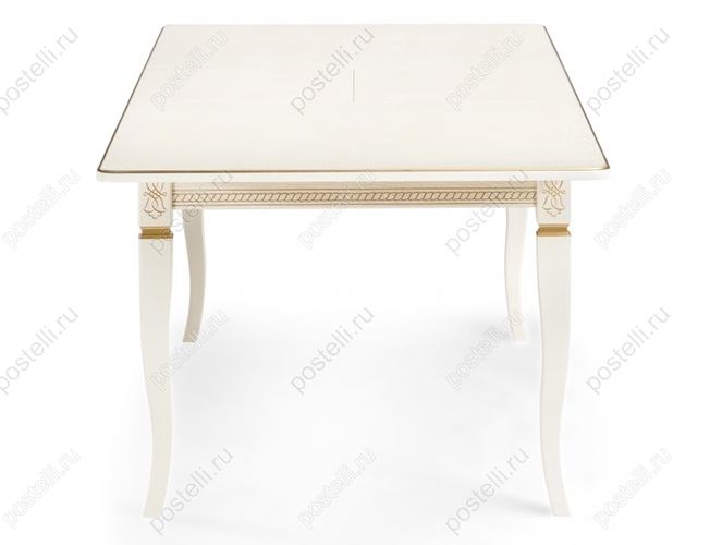 Стол Балмет молочный/золото (Арт 483908)