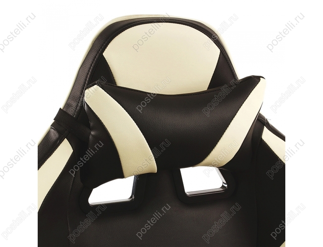 Игровое кресло Racer черное/бежевое (Арт. 1857)