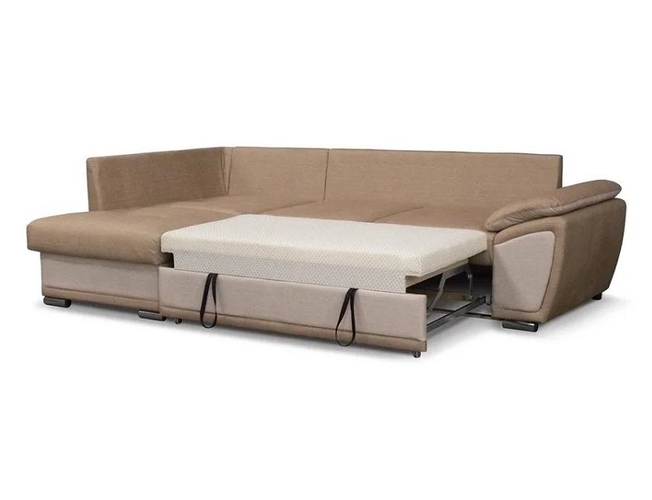 Диван угловой Риттэр в разложенном виде