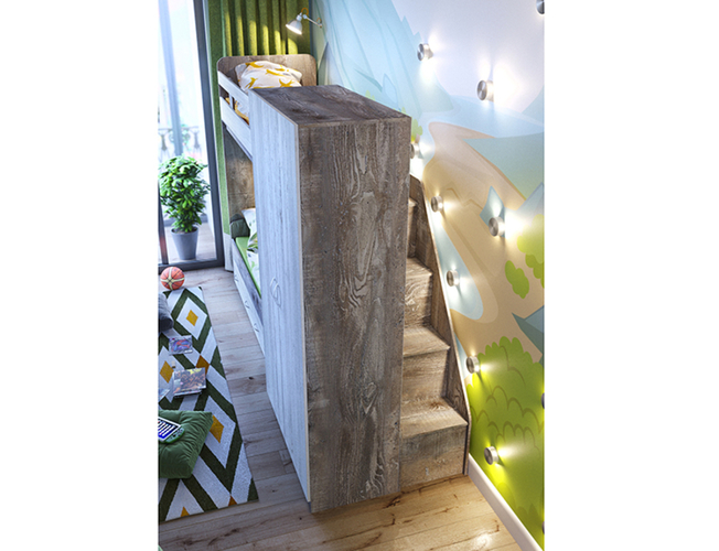 Кровать двухъярусная Юта 2 Ярофф Москва