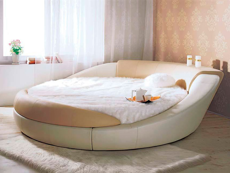 Круглая кровать Letto 03